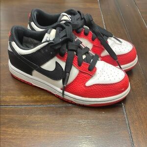 Nike Kids Red and Black Sneakers